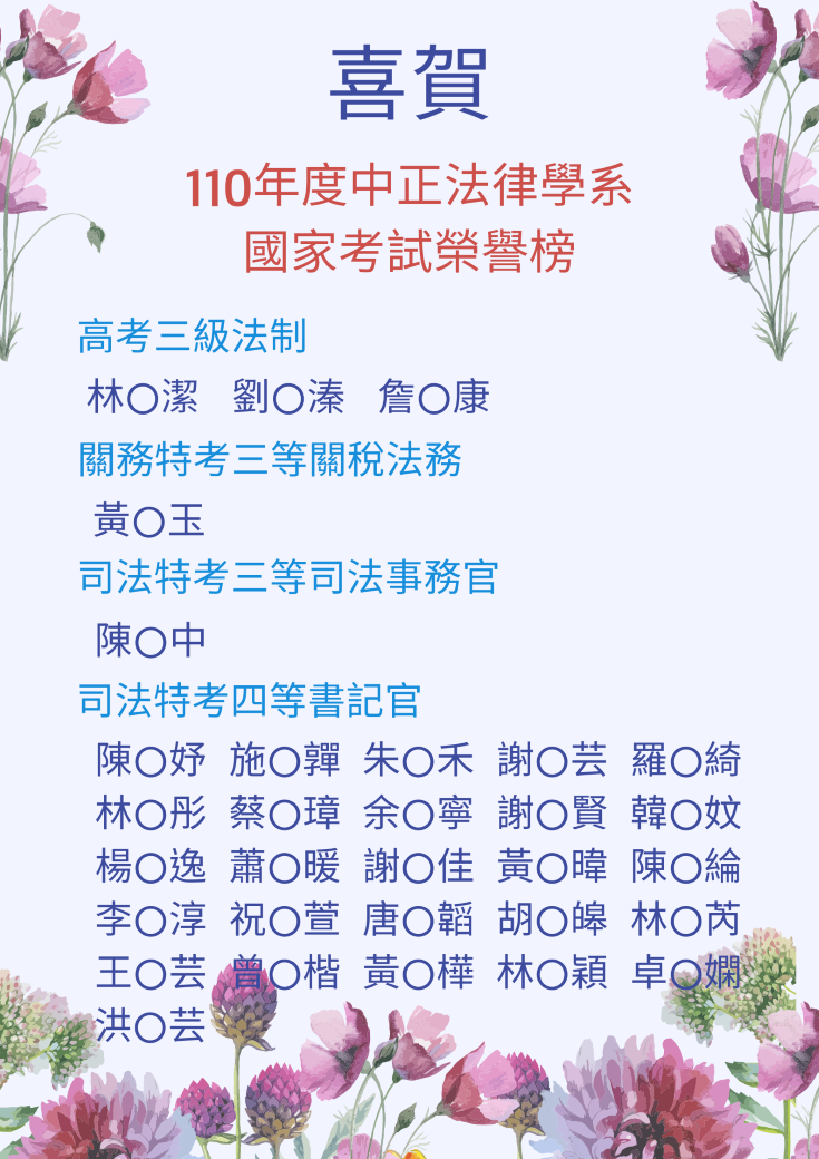 110國考1